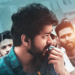 Master Vijay sad wallpaper