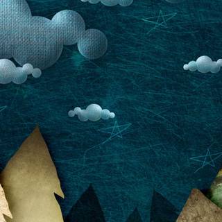 Cartoon abstract wallpaper