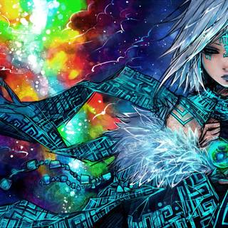 Colourful anime wallpaper