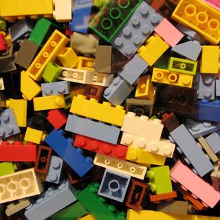 Lego bricks wallpaper