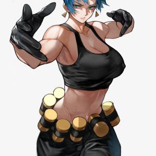 Leona KOF wallpaper