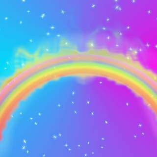 Rainbow baddie wallpaper