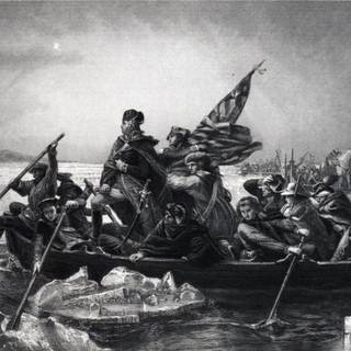 George Washington's crossing of the Delaware River wallpaper