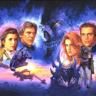 Luke Skywalker and Mara Jade desktop wallpaper