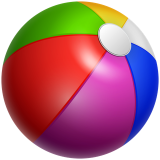 Summer beach ball wallpaper