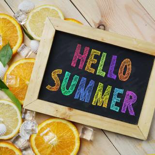 Hello summer 2021 wallpaper