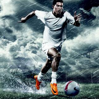 Soccer 4k HD desktop wallpaper