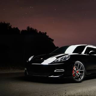 Porche Panamera 4K wallpaper