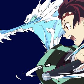 Tanjiro water wallpaper