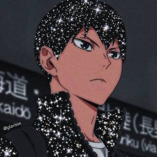 Haikyuu glitter wallpaper