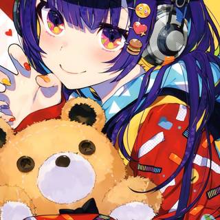 Anime Teddy Bear wallpaper