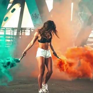 Shuffle dance wallpaper