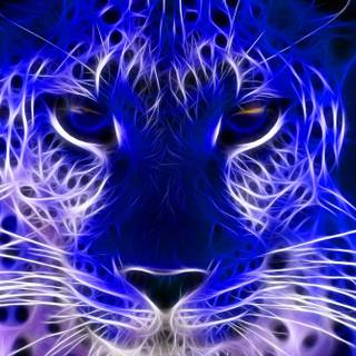 4k animal neon wallpaper