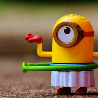 Minions 3D 4k wallpaper