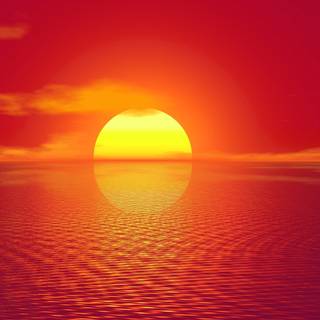 Sunset 4k PC wallpaper