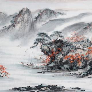Chinese landscape wallpaper