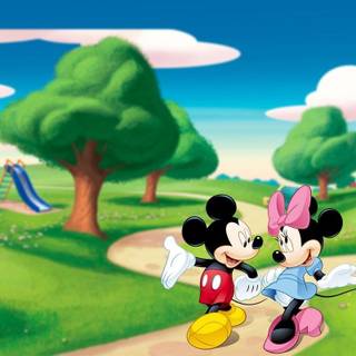 Cartoon theme wallpaper