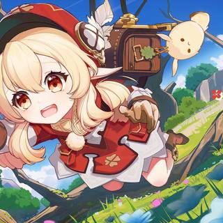 Genshin Impact summer wallpaper