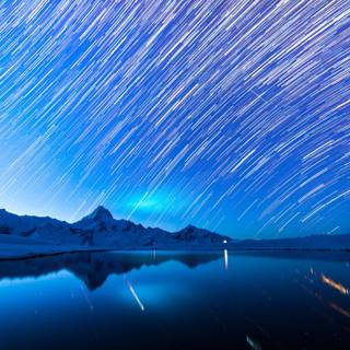 Mountains and river 4k wallpaper