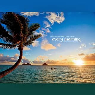 Summer Bible verse wallpaper