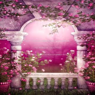 HD spring garden wallpaper