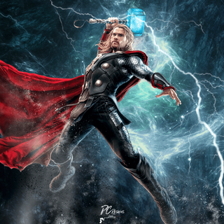 Thor art wallpaper