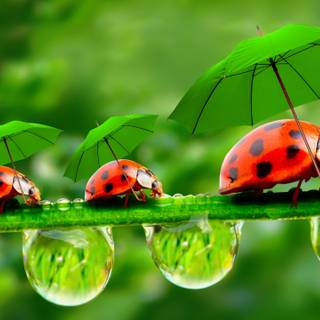 4k red and green wallpaper