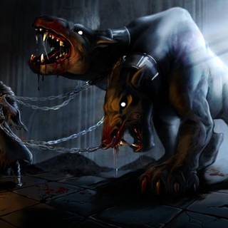 Three-Headed Dog wallpaper