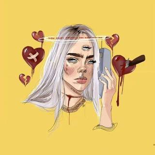 Billie Eilish edit wallpaper