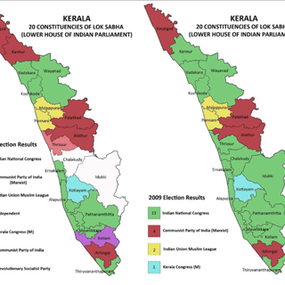 Kerala map wallpaper