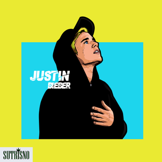 Justin Bieber cartoon wallpaper