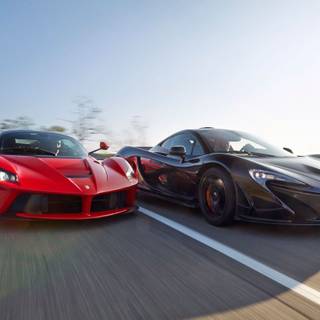 Ferrari and McLaren wallpaper