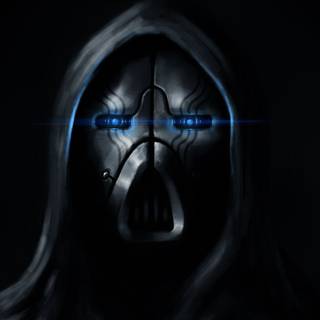 Robot face wallpaper