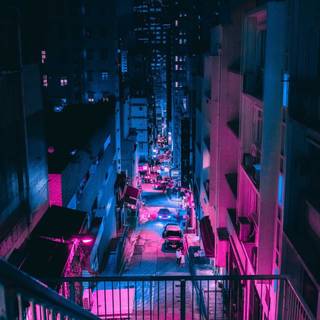 Aesthetic dystopian wallpaper