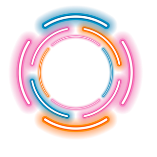 Circle banner effect wallpaper