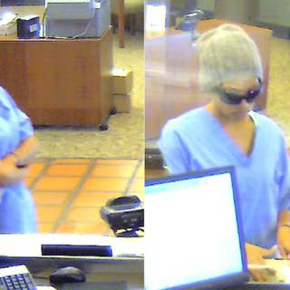 Female bank robber wallpaper