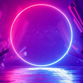 Neon iPhone 12 Pro Max wallpaper