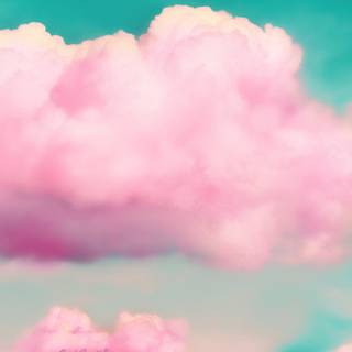 Pink clouds 4k wallpaper