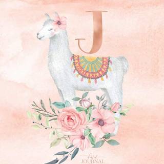 Pink llama wallpaper