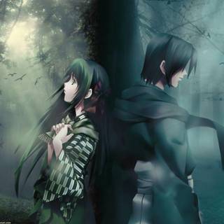 Broken heart couple wallpaper