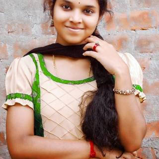 Indian village girl wallpaper