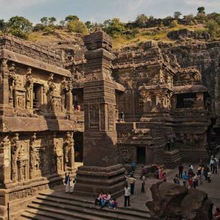 Ellora caves wallpaper
