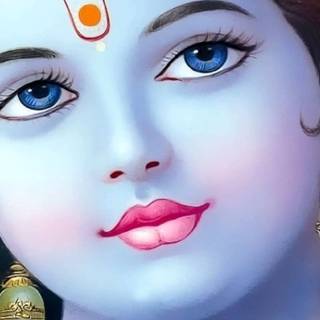Krishna face wallpaper