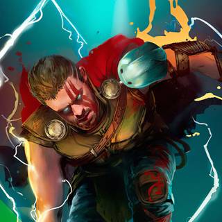 Thor art wallpaper