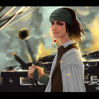 Young Jack Sparrow wallpaper