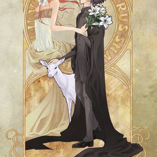 Snape and Lily wallpaper