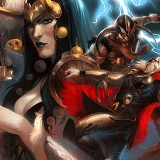 Women Loki wallpaper