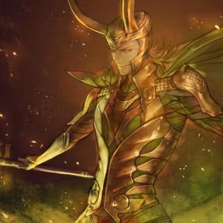 Loki cartoon wallpaper