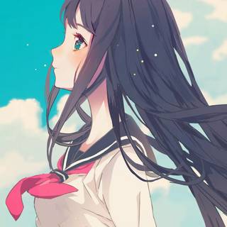 4k anime female wallpaper