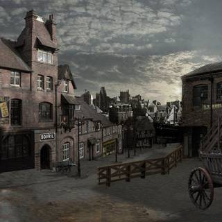 Old London wallpaper